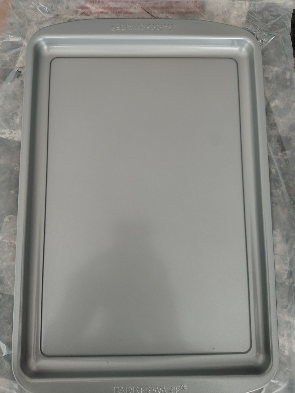 Farberware Silver Nonstick Baking Tray - Metallic Gray Finish